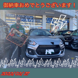 スイフトスポーツのご納車です★